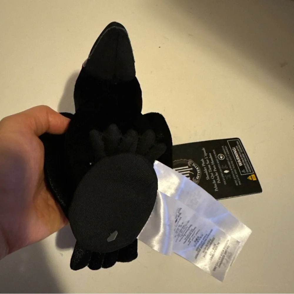 2024 Disney Parks Haunted Mansion 55th Raven Crow Shoulder Pal Magnet Plush D23